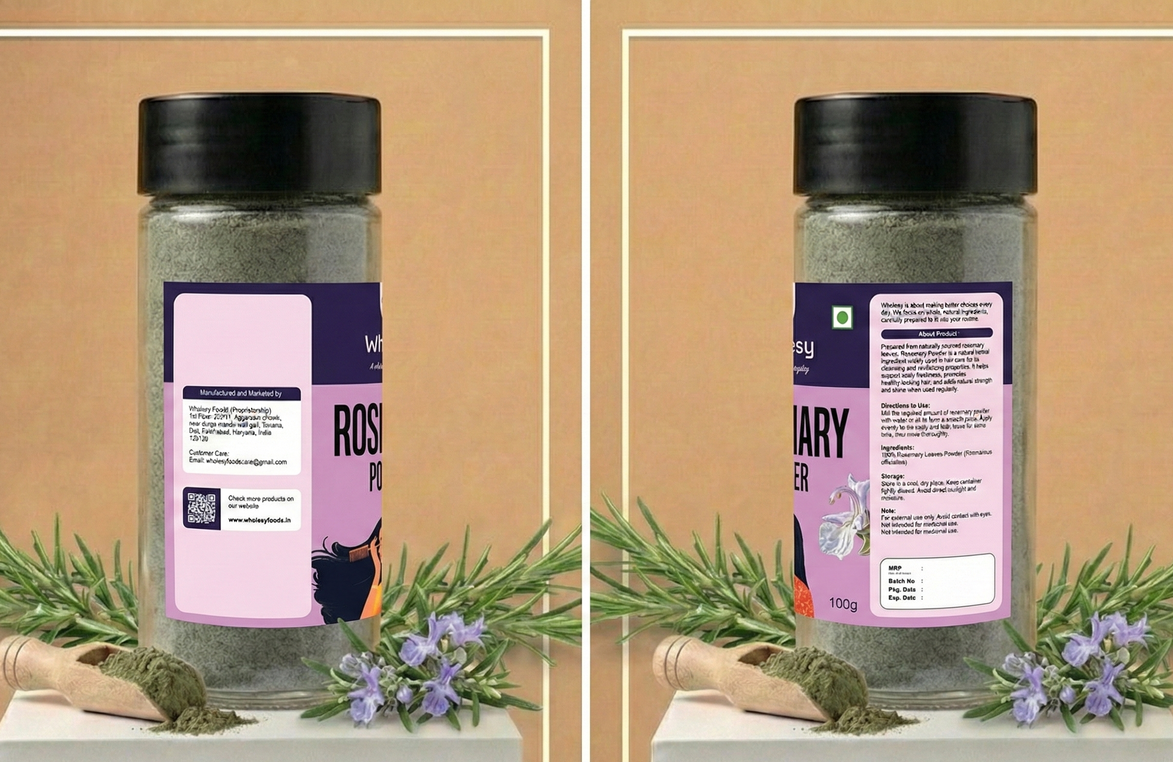 Rosemary powder