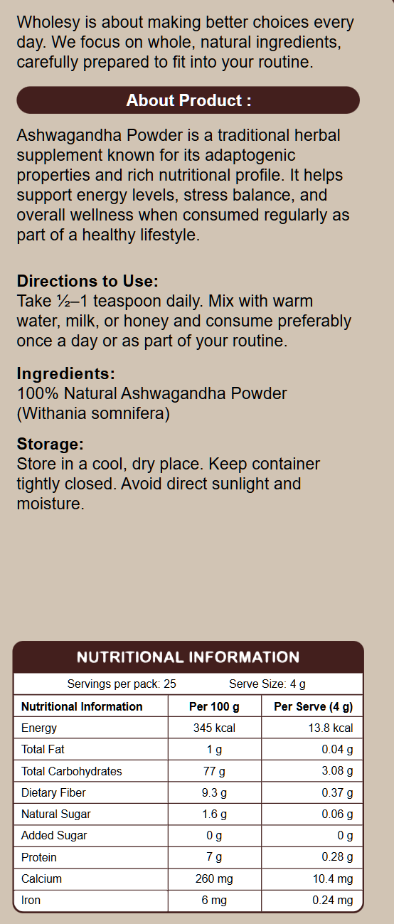 Ashwagandha Powder