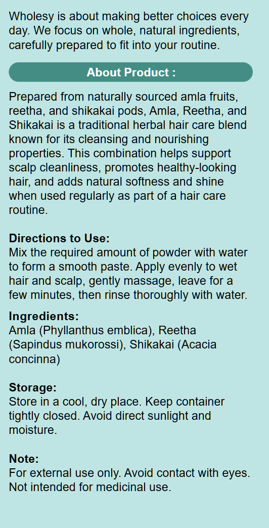 Amla Reetha Shikakai powder